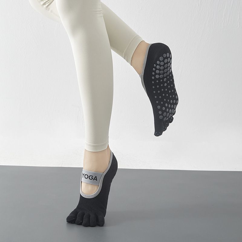 Women Five Fingers Dance Socks Yoga Gymnastics Pilates Ballet Socks 6Pairs