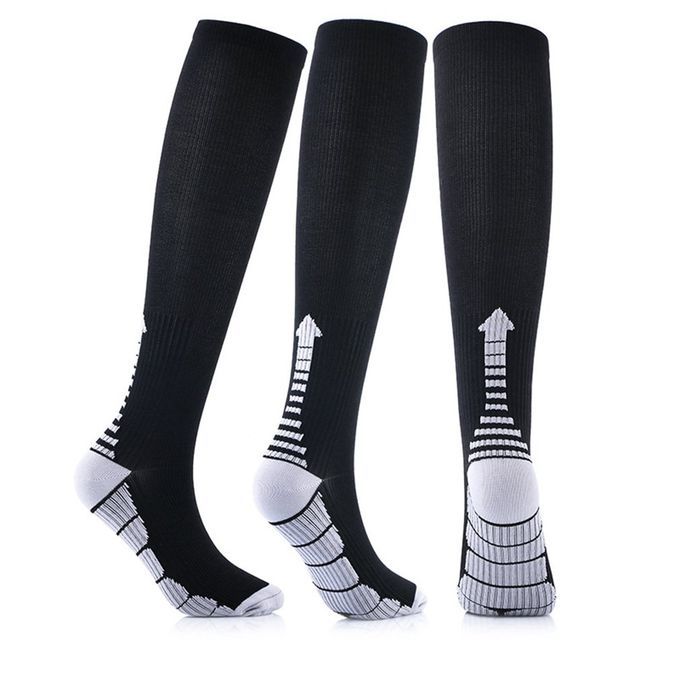 Ompression So Ks Sports Running Women Marathons Over Knee Sto Kings-bla K-L/XL
