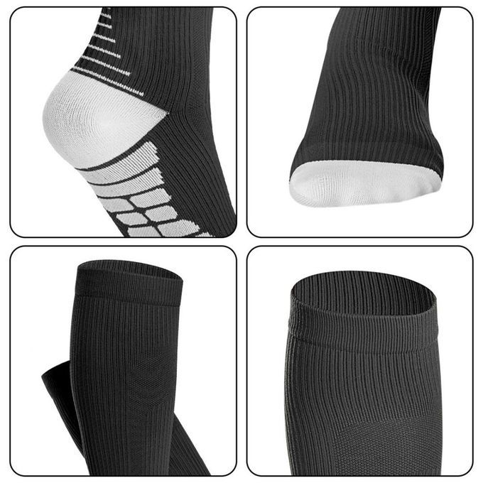 Ompression So Ks Sports Running Women Marathons Over Knee Sto Kings-bla K-L/XL