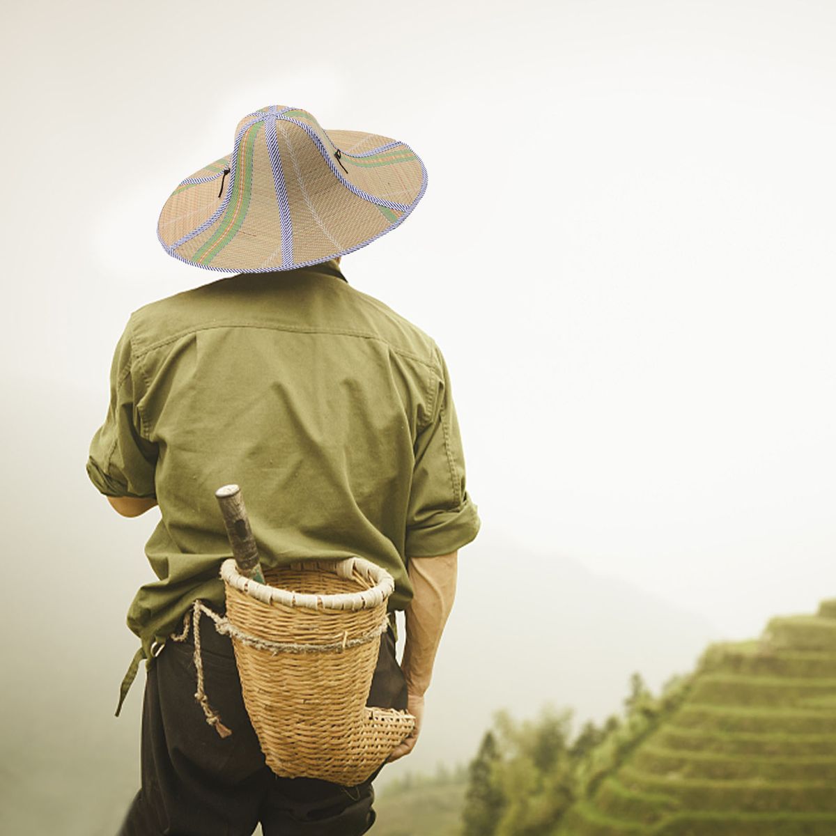Chinese Style Bamboo Rattan Hats Retro Handmade Weave Straw Hat Tourism Rain Cap Dance Props Cone Fishing Sunshade Applied