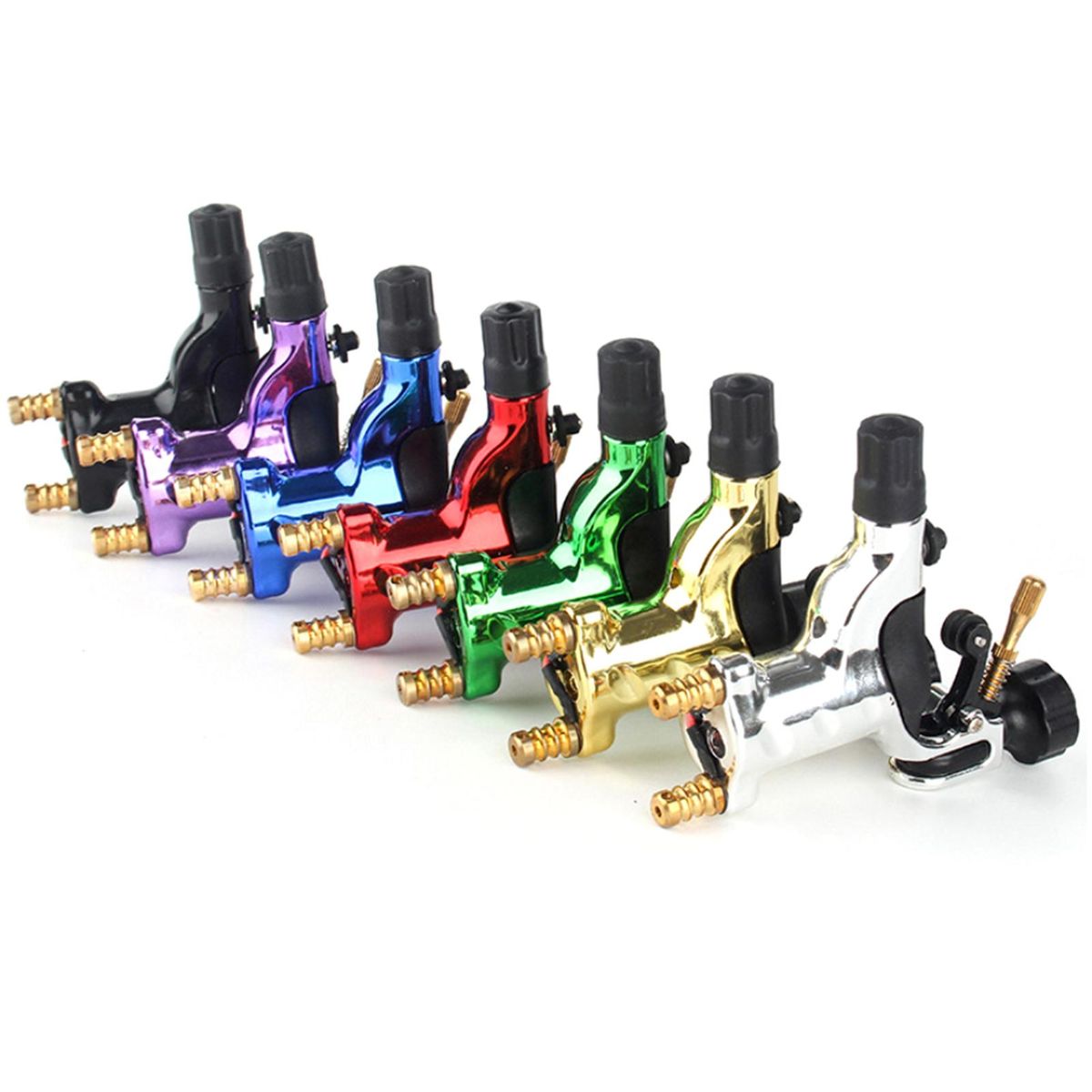 Handheld Tattoos Machine Aluminum Alloy Dragonfly Rotary Motor Portable Liner Shader Tattoos Machine with RCA Port for Body Art