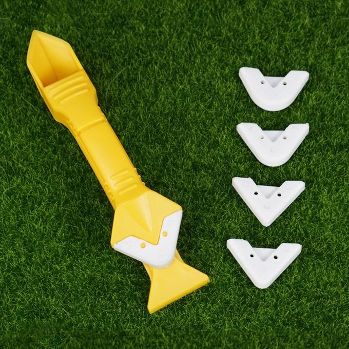 Gl    Angle S Er  Aulking Tool Multifun Tional Rubber Shovel-yellow-19cm