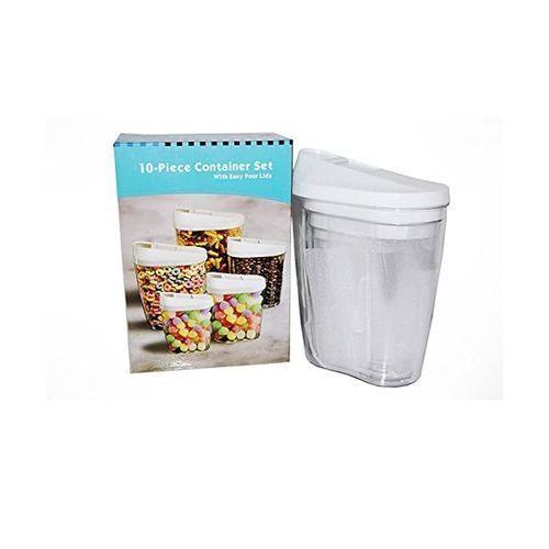 10 Pcs Container Set With Easy Pour Lids