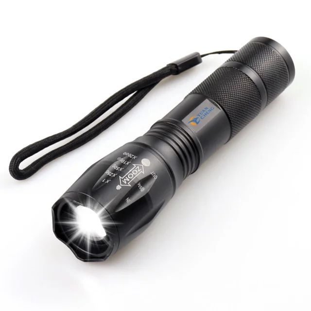 Ultra-Bright Tactical Flashlights Torch XML-T6 LED IP65 Water-Resistant