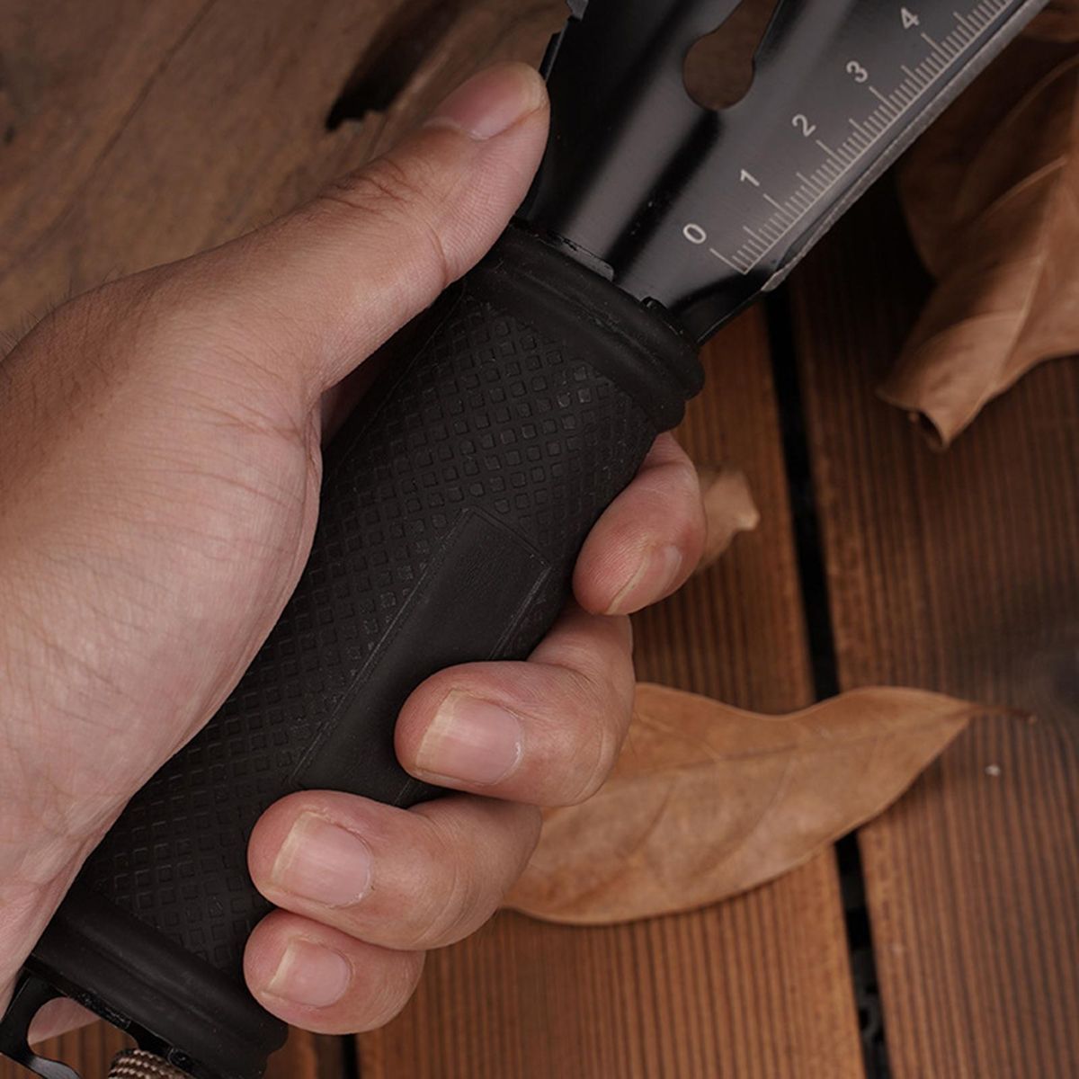 Versatile Folding Shovel Versagrip Mini Garden Shovel Portable Black