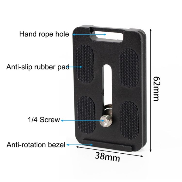 BEXIN PL-62  Anti-rotation Quick Release Plate