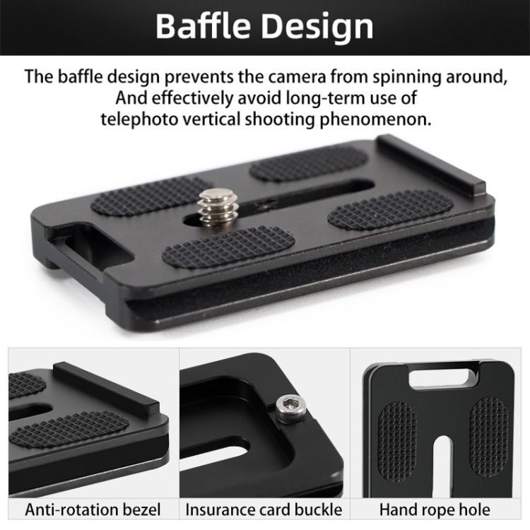 BEXIN PL-62  Anti-rotation Quick Release Plate