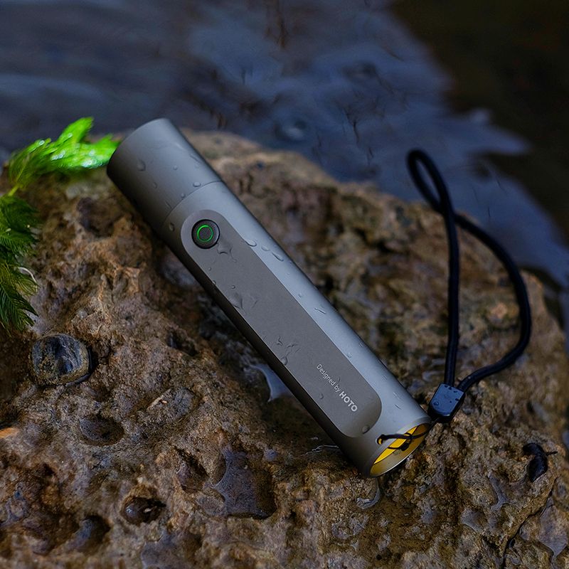 HOTO Flashlight Fit Rechargeable LED Flashlight Waterproof