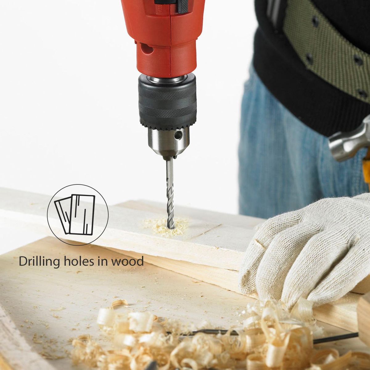Meterk MK23 7PCS Cement Masonry Drill Bit Set with Sandblasting Surface Treatment