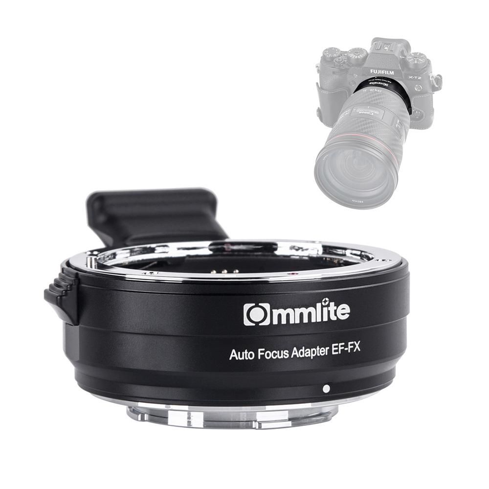 Commlite CM-EF-FX Electronic Camera Lens Mount Adapter Ring Support IS Image Stabilization EXIF Signal Transmission AF Auto Focus for Canon EF/EF-S Lens to Fujifilm FX Mirrorless Camera X-T100 X-T20 X-T3 X-H1 X-A5 X-T2 X-PRO2