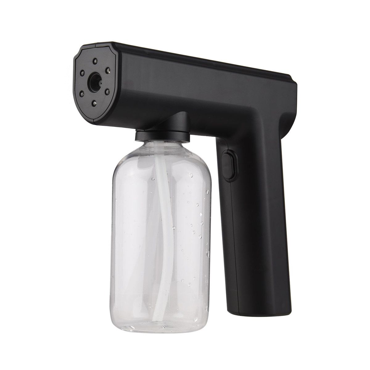 Handheld Spray Gun with Blue Light Steam Gun Portable Cordless USB Rechargeable Auto Atomizer Fogger Machine Electric Sprayer for Outdoor Indoor Use