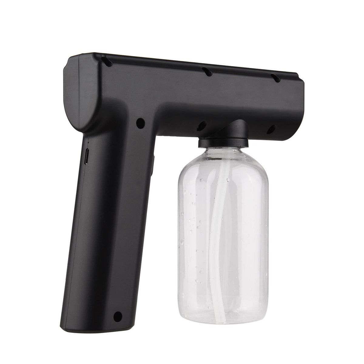 Handheld Spray Gun with Blue Light Steam Gun Portable Cordless USB Rechargeable Auto Atomizer Fogger Machine Electric Sprayer for Outdoor Indoor Use