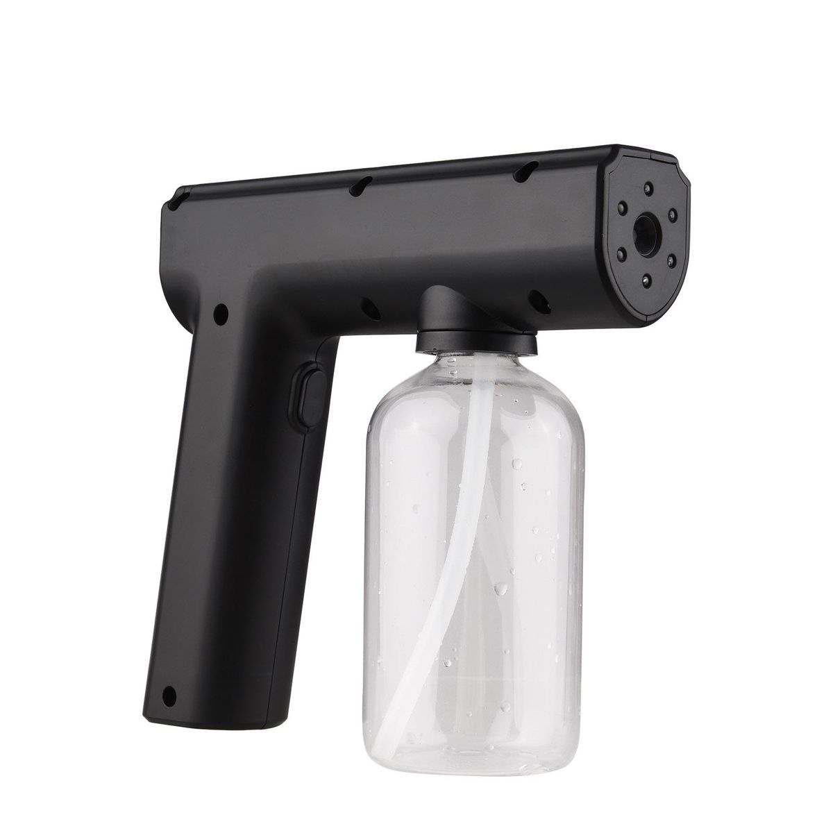 Handheld Spray Gun with Blue Light Steam Gun Portable Cordless USB Rechargeable Auto Atomizer Fogger Machine Electric Sprayer for Outdoor Indoor Use
