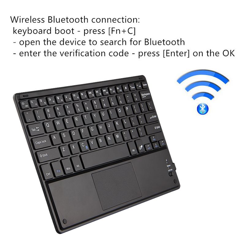Touch Bluetooth Keyboard For Android Windows System Tablet
