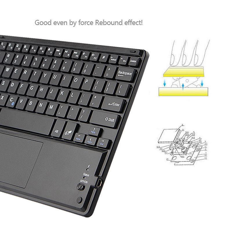 Touch Bluetooth Keyboard For Android Windows System Tablet
