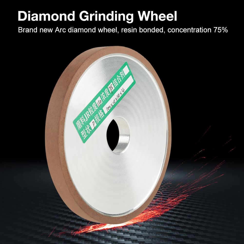 1Pcs 100*20*10mm Diamond Resin Grinding Wheel Disc For
