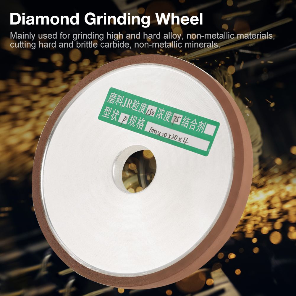 1Pcs 100*20*10mm Diamond Resin Grinding Wheel Disc For