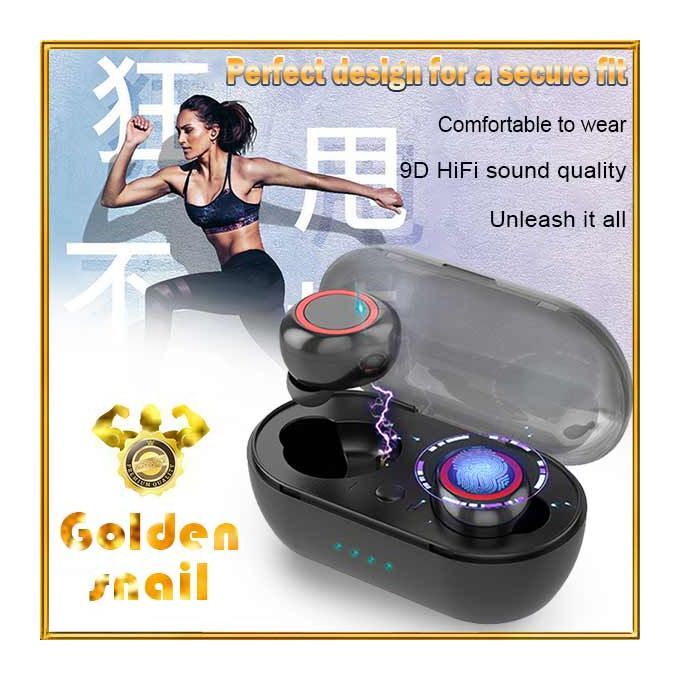 A3 Earbuds, Bluetooth 5.0 Headset Earpiece,Touch Contro