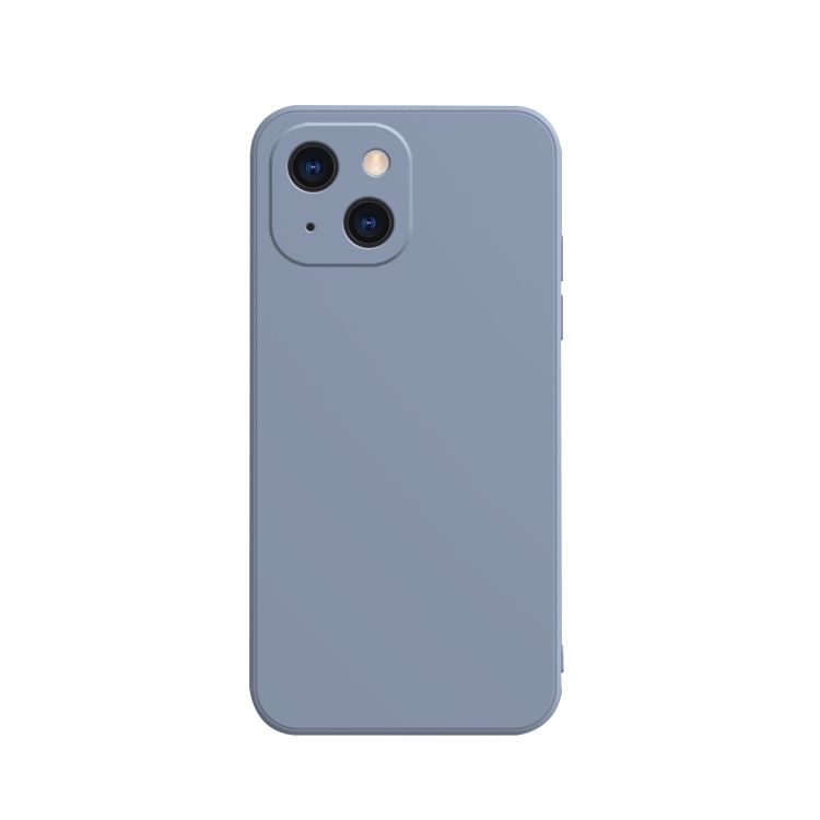 Straight Edge Liquid Silicone Case For IPhone 13 Mini