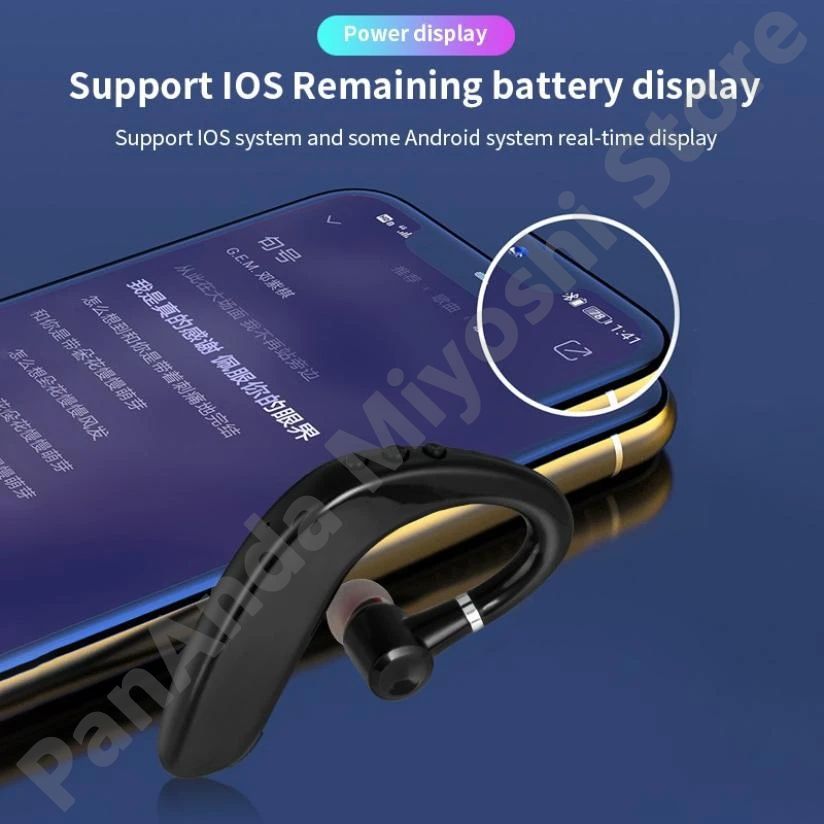 New Business Sports Bluetooth Wireless Headset Earpiece