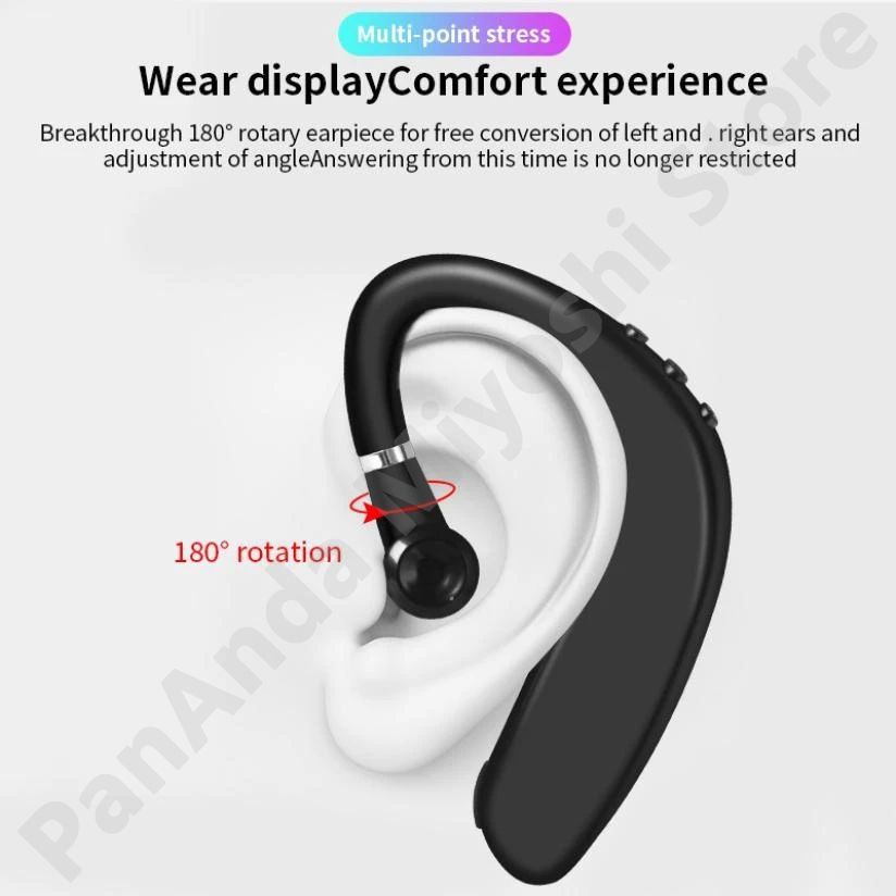New Business Sports Bluetooth Wireless Headset Earpiece