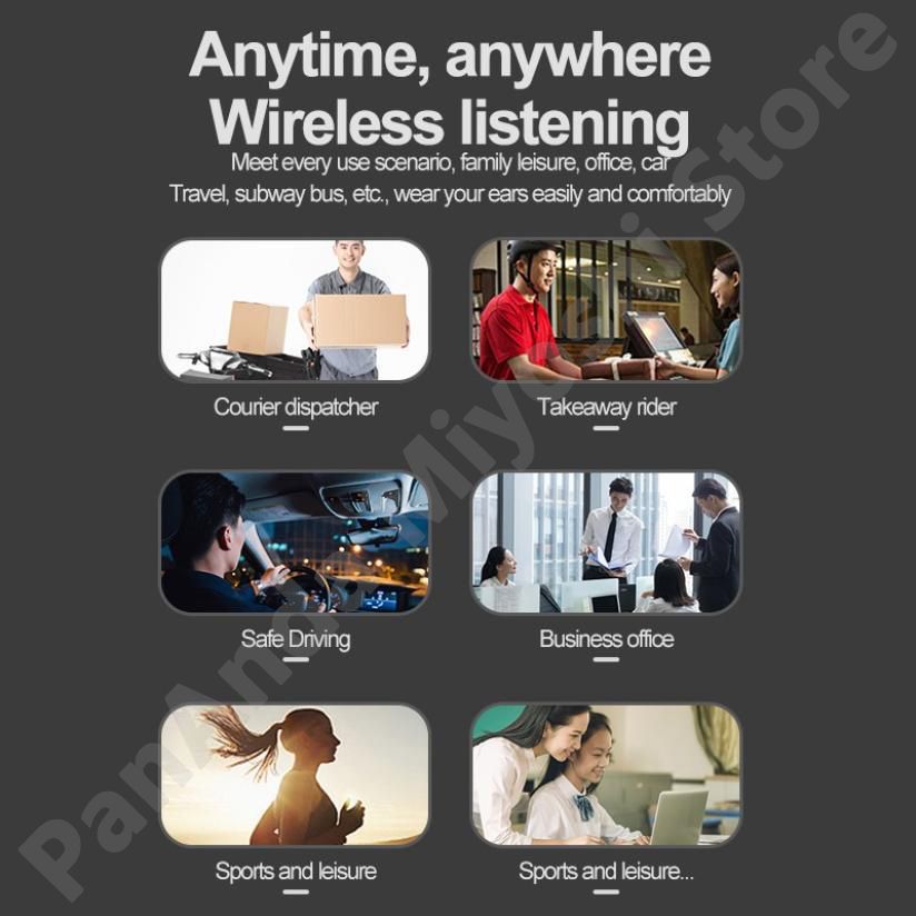 New Business Sports Bluetooth Wireless Headset Earpiece