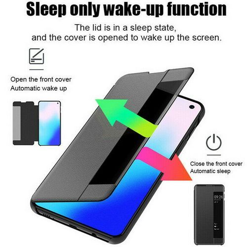 Note 12i Leather Wallet Flip Case  Black