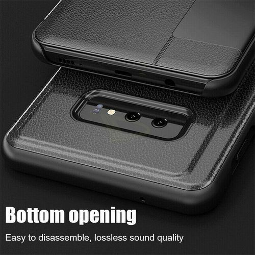 Note 12i Leather Wallet Flip Case  Black