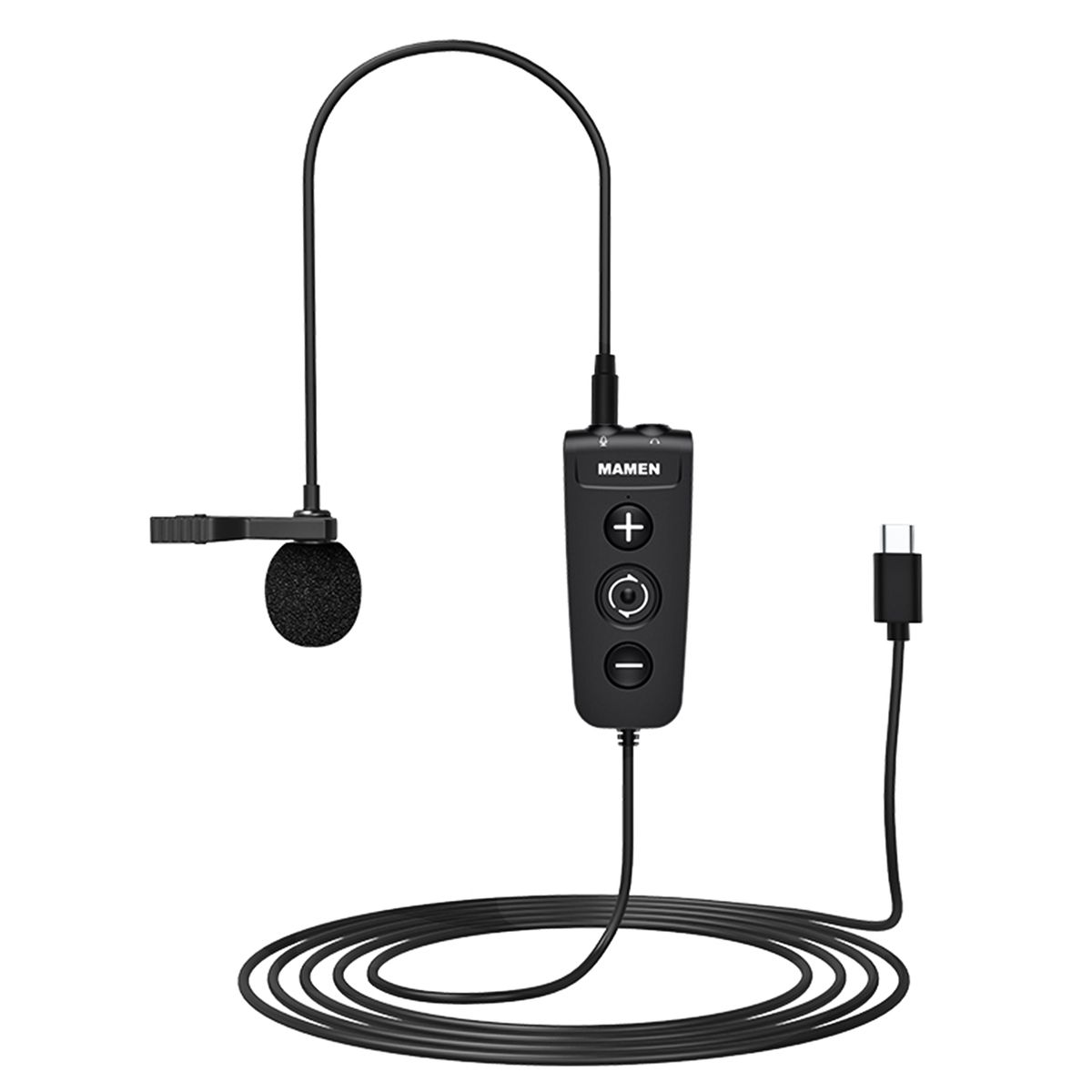 MAMEN MIC-LS01 Voice Changer Microphone Clip-on Mic
