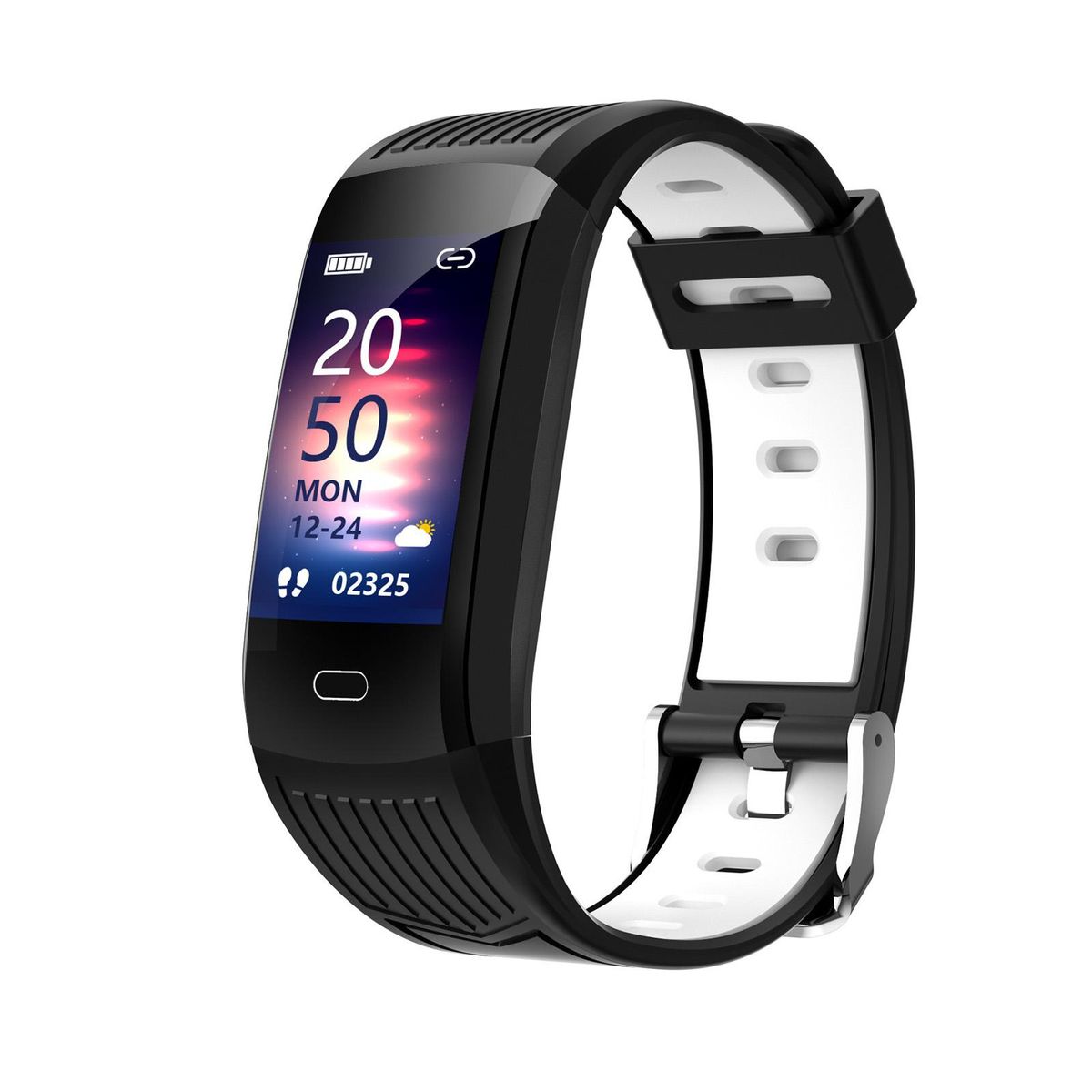 Smart Bracelet TFT Color Screen IP68 Waterproof 0.96-Black