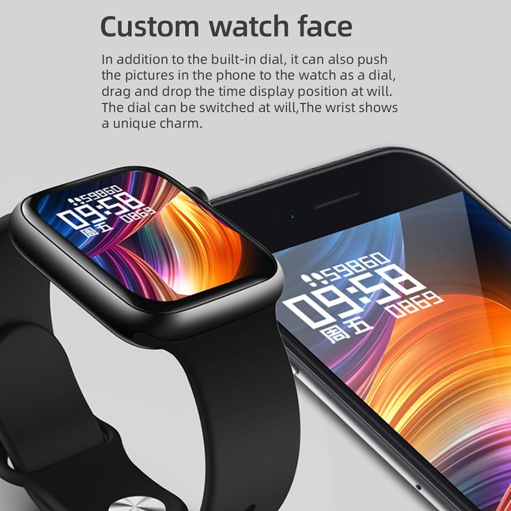 X8 Smart Watch Smartwatch Custom Watch Face BT Call Message Reminder Music Player Heart Rate Sleep Health Monitoring Sports Bracelet