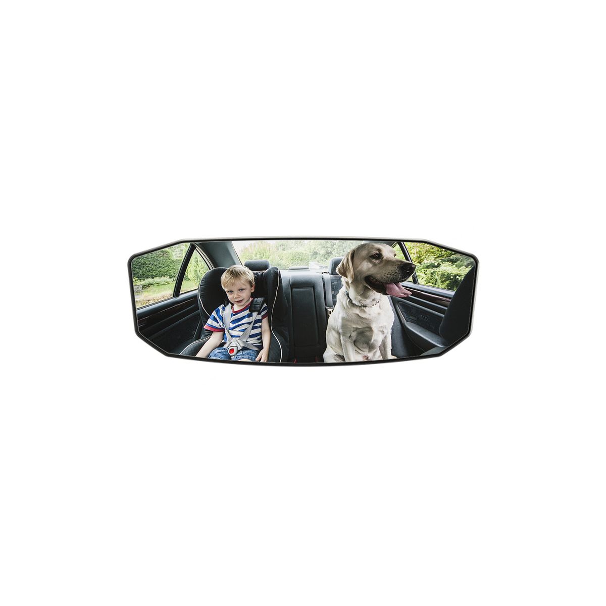 Rear View Mirror Wide Angle Mirror Clip On Curved Convex