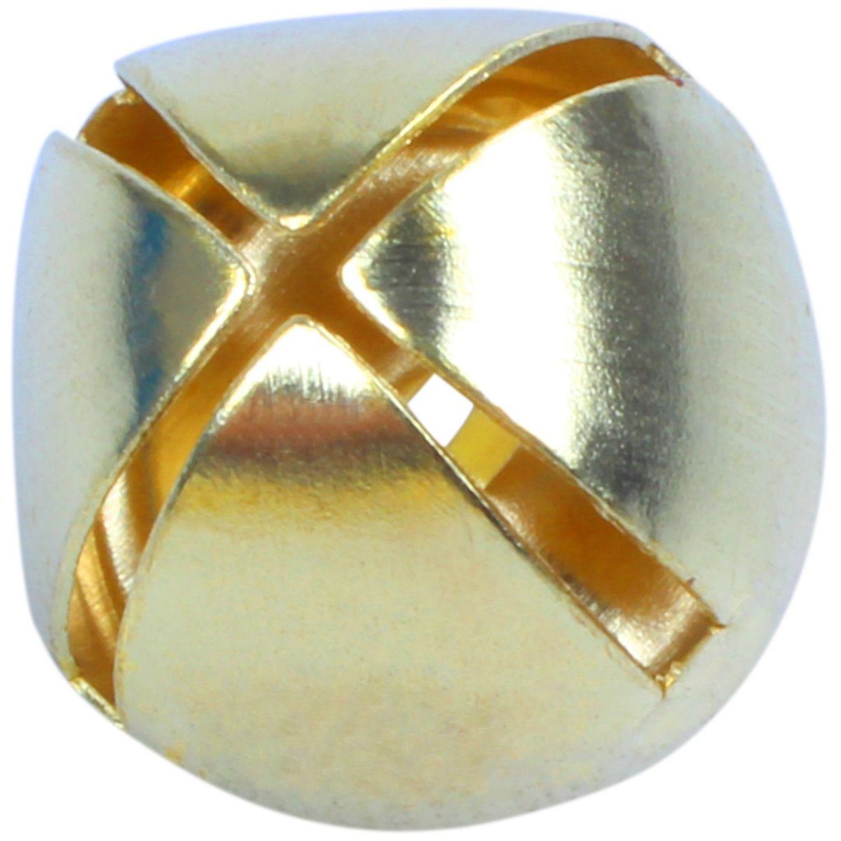 Gold Jingle Bells 12mm Pack of