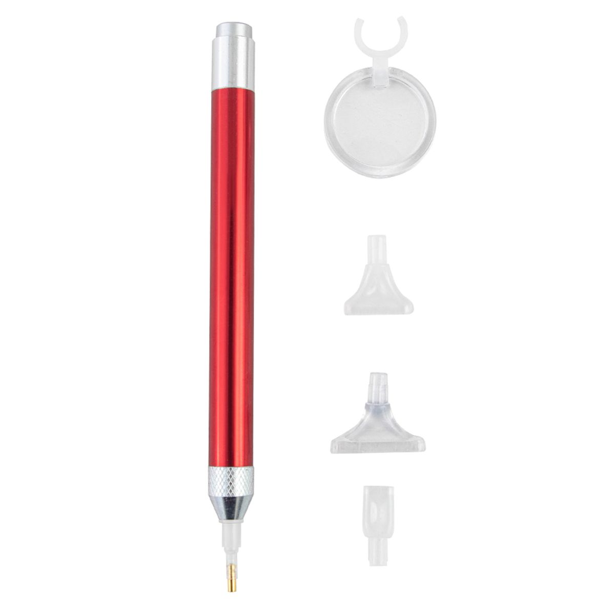 Lighting Drill Pen With Magnifier 4Pcs Drill Heads For