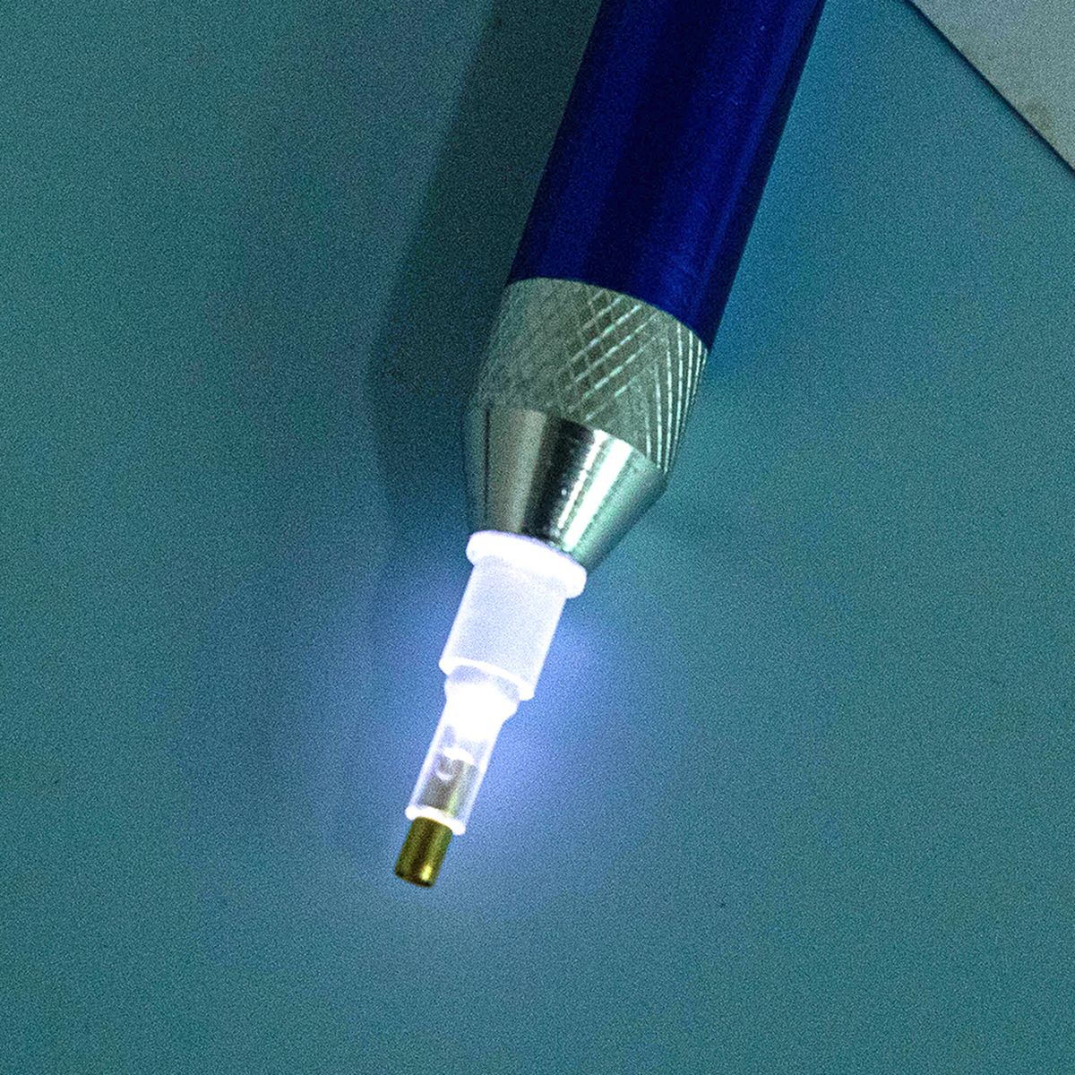 Lighting Drill Pen With Magnifier 4Pcs Drill Heads For