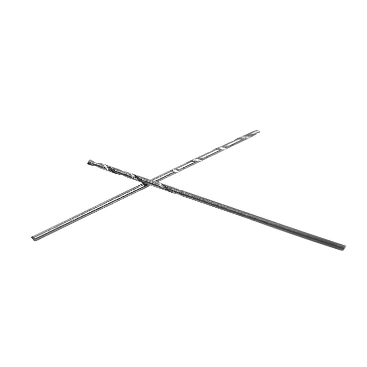 20 Pcs 0.5mm Diameter Straight Metal Spiral Twist Drill Bit
