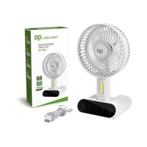 Durable DP LED Light Rechargeable Mini Fan