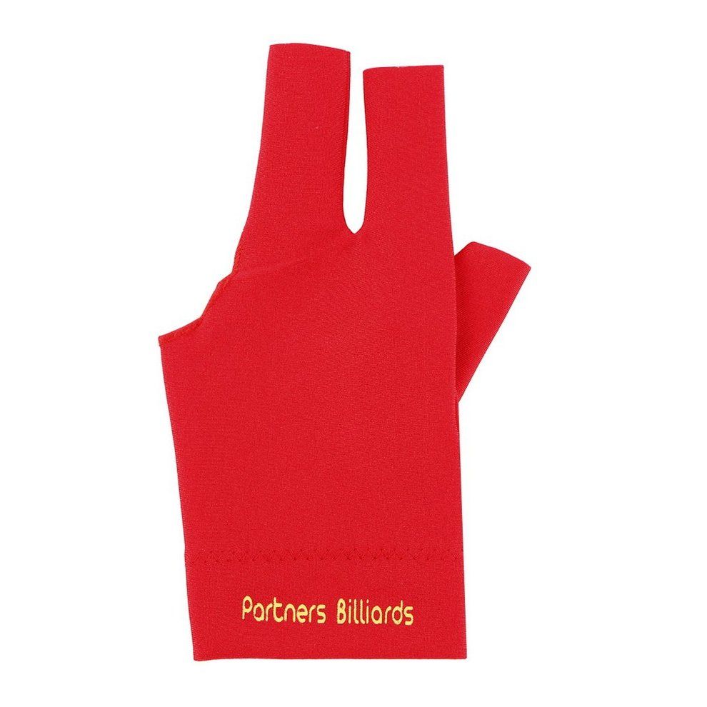 Spandex Snooker Billiard  Ue Glove Pool Left Hand Open Three Finger A  Essory-red