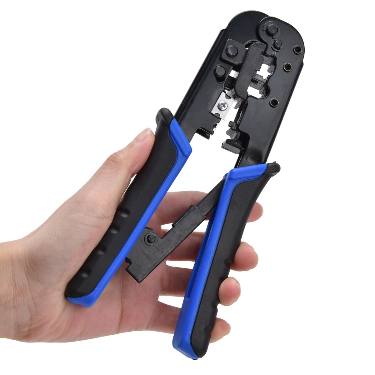 Network Cable Crimp Pliers RJ11/45 Ratchet Wire Crimping