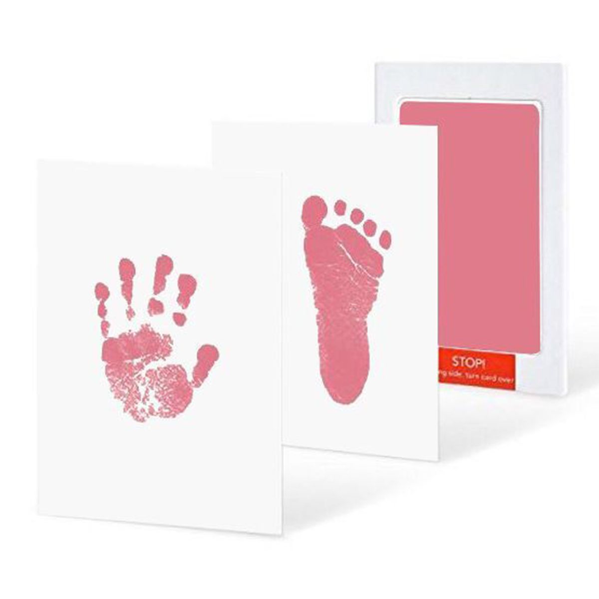 Baby Inkless Footprint Handprint Kit Clean Touch Ink Pads