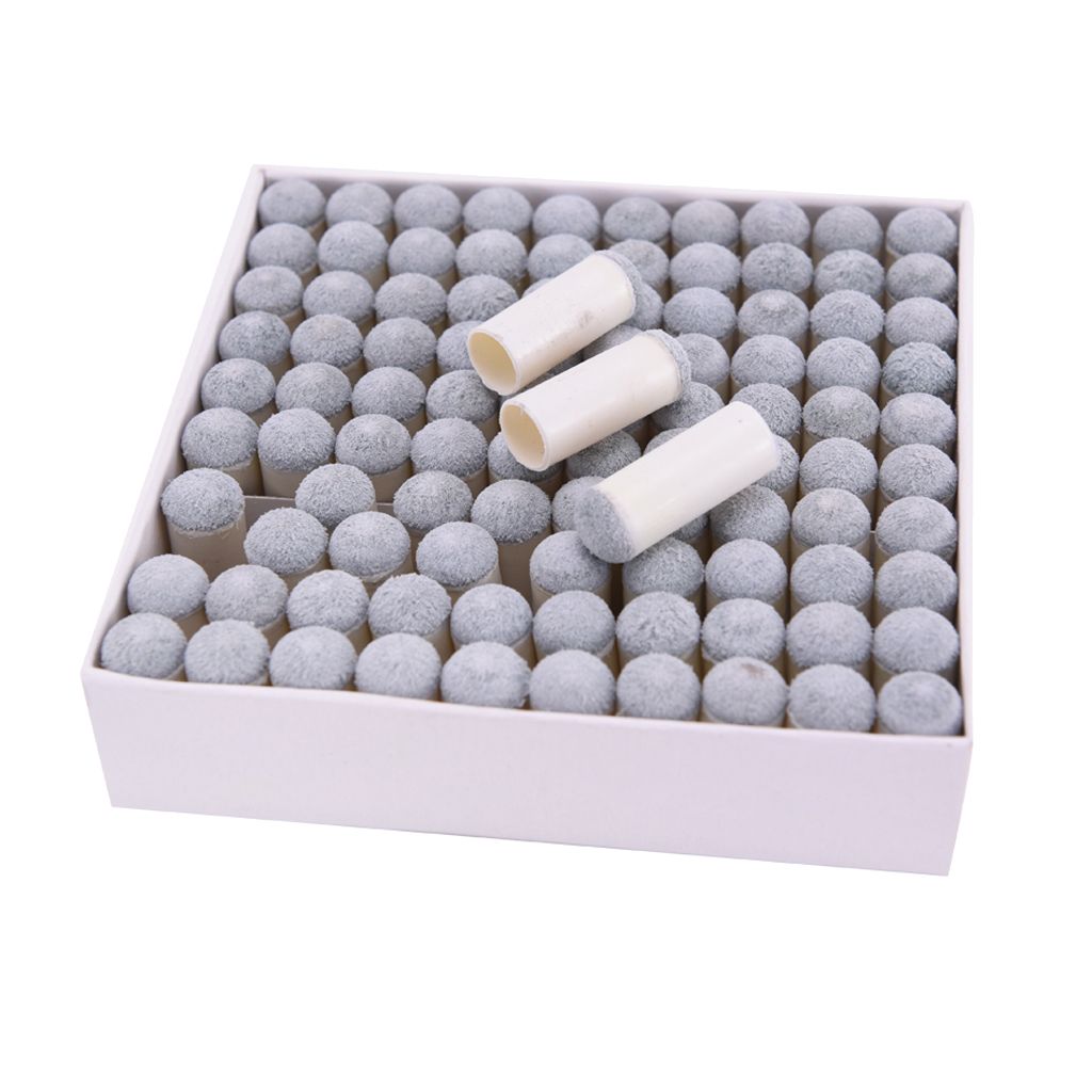 100pcs 9/10mm Slip On Table Pool Snooker Billiard Cue