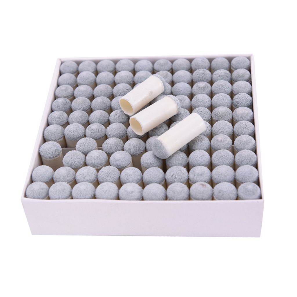 100pcs 9/10mm Slip On Table Pool Snooker Billiard Cue