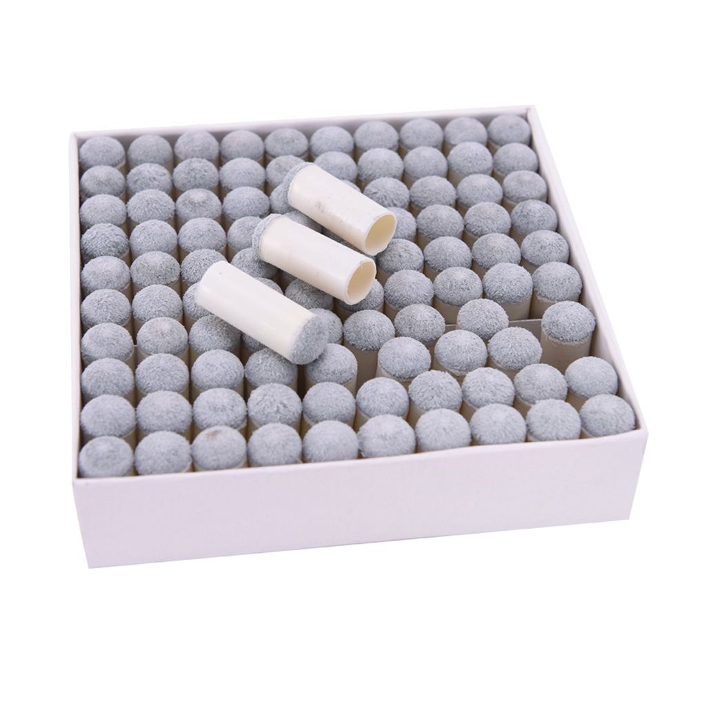 100pcs 9/10mm Slip On Table Pool Snooker Billiard Cue