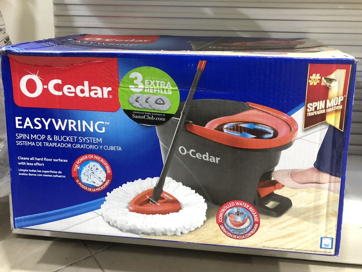 O-Cedar EasyWring Spin Mop & Bucket System