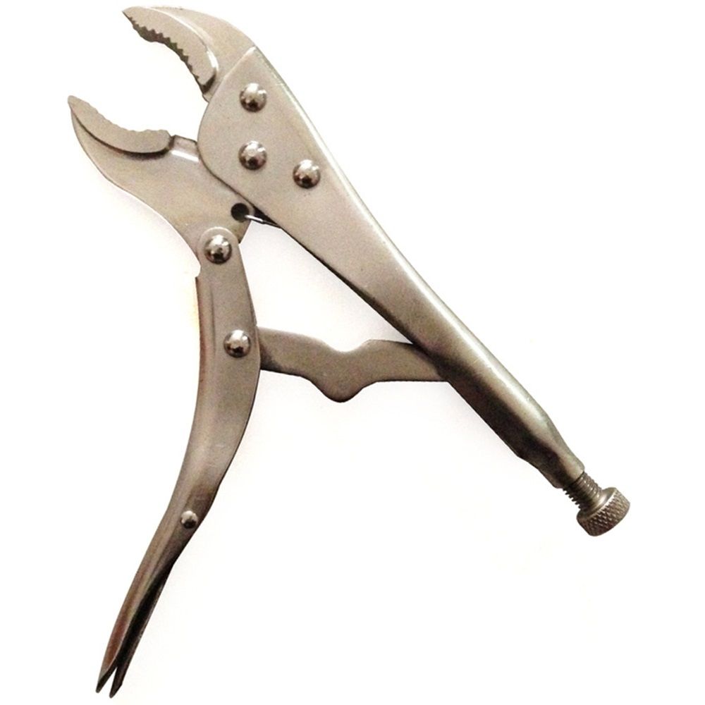 Locking Pliers 220mm/10" Straight Jaw Gourd Mouth Lock Mole Plier High Carbon Steel Wear Resistant Vise Grip Clamping Hand Tools