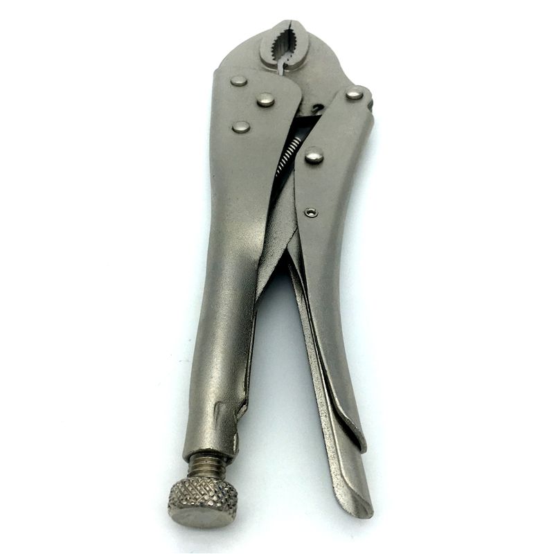 Locking Pliers 220mm/10" Straight Jaw Gourd Mouth Lock Mole Plier High Carbon Steel Wear Resistant Vise Grip Clamping Hand Tools