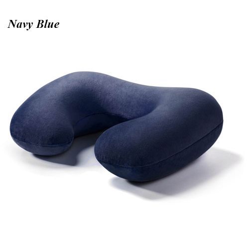 Washable U Shaped Travel Pillow Portable Velvet Neck Cushion