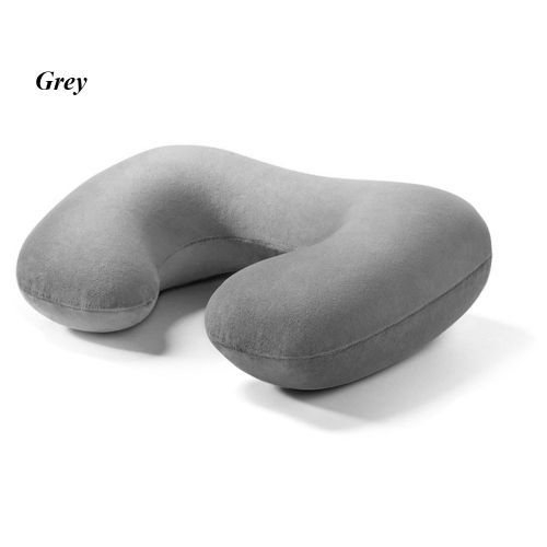 Washable U Shaped Travel Pillow Portable Velvet Neck Cushion