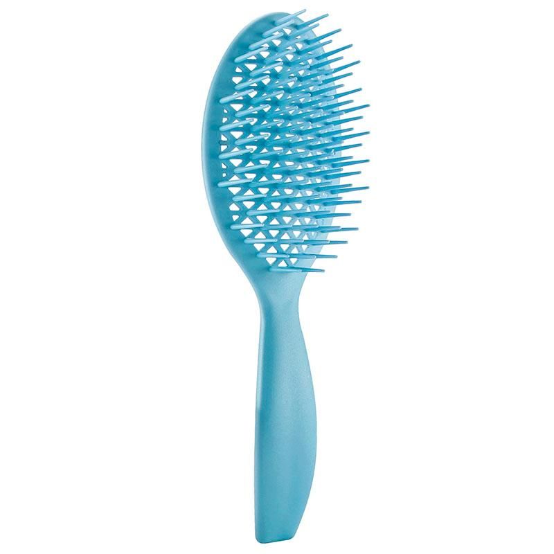 Scalp Massage Comb Women Anti-Tie Detangling Hair Brush Blue