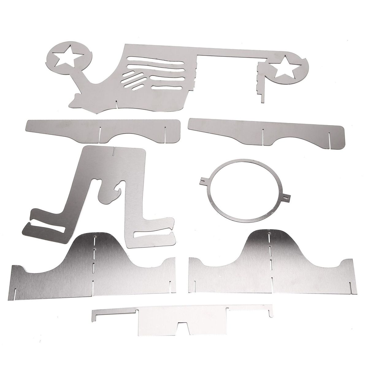 Portable Chicken Stand  Motorcycle BBQ Stainless Steel